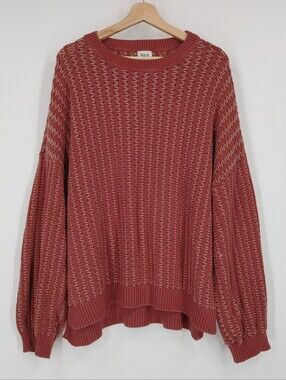 BKE Contrast Stitch Knit Sweater